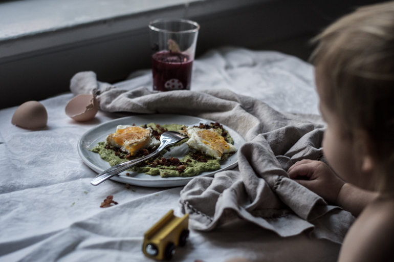 Avocado Mash, Bacon Bits & Egg Shapes My Lavender Blues