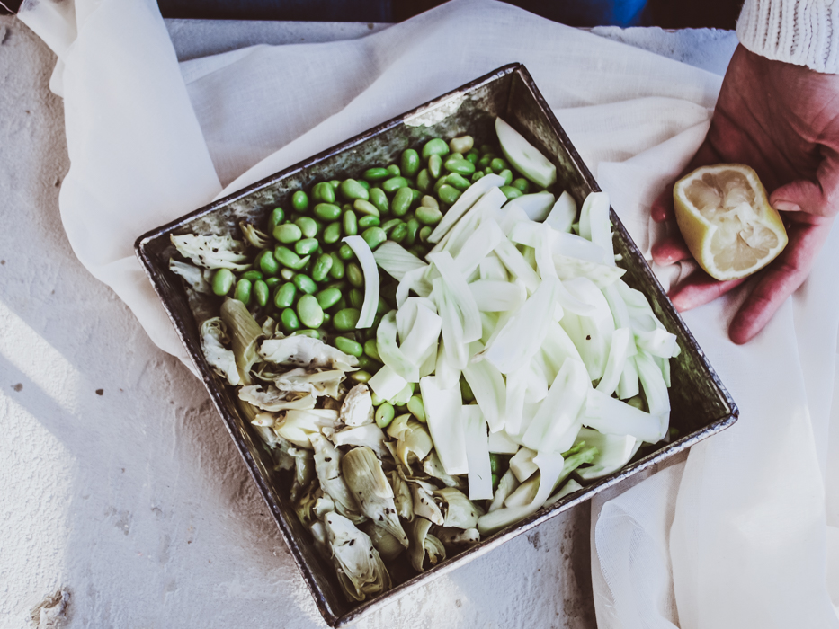 Edamame, Artichoke & Fennel Salad My Lavender Blues