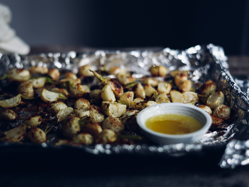 Parmesan Roasted Radishes & Turnips My Lavender Blues