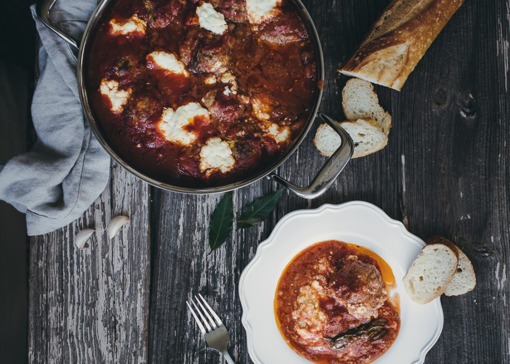 Poached Meatball Parm