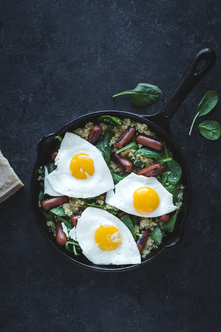 Mini Sausage & Quinoa Breakfast Power Bowl My Lavender Blues